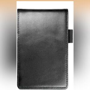 Hero's Pride Genuine Leather Notebook Case, Black, 3-5/8 X 5-3/4" 715/Lb-1